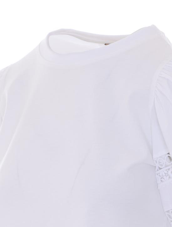 26SS 트윈셋 반팔 티셔츠 261TT2260 00001 White - TWINSET