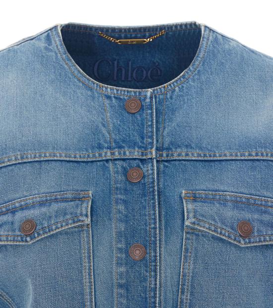 26SS 끌로에 수트 자켓 26UDV10153 40C Blue - CHLOE