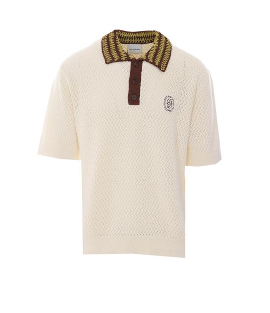 26SS 드롤드무슈 폴로 티셔츠 PO206 CO292OW White