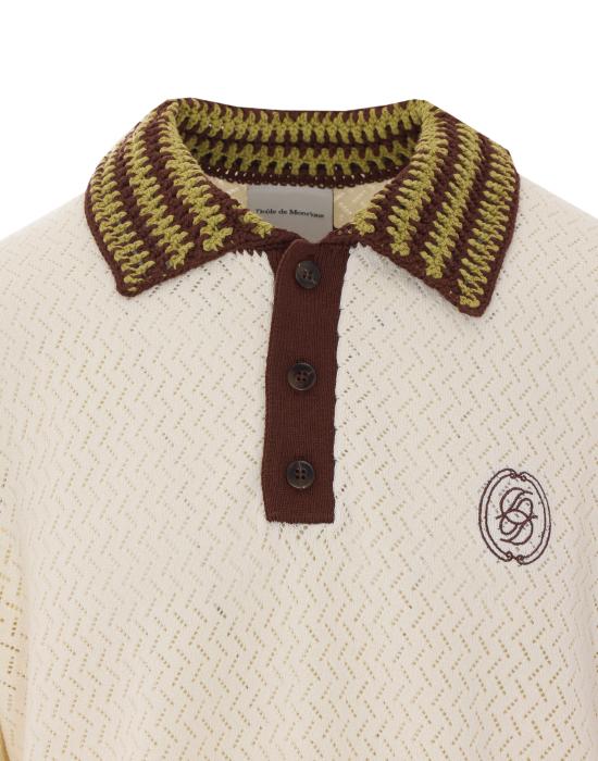 26SS 드롤드무슈 폴로 티셔츠 PO206 CO292OW White - DROLE DE MONSIEUR