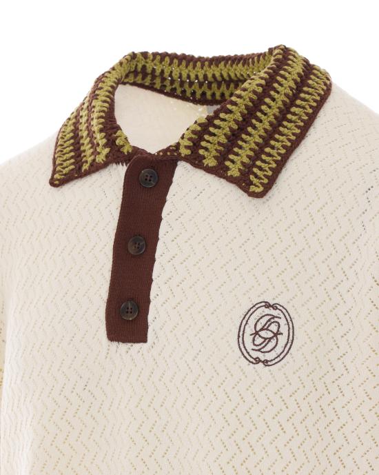 26SS 드롤드무슈 폴로 티셔츠 PO206 CO292OW White - DROLE DE MONSIEUR