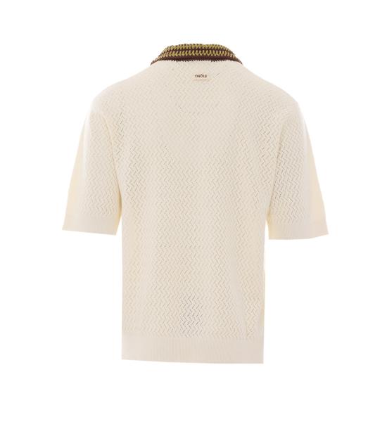 26SS 드롤드무슈 폴로 티셔츠 PO206 CO292OW White - DROLE DE MONSIEUR