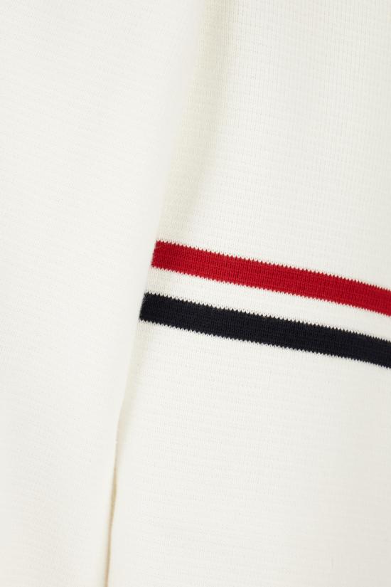 26SS 톰브라운 자카드 RWB 암밴드 니트 MKA326AY3001 100 White - THOM BROWNE