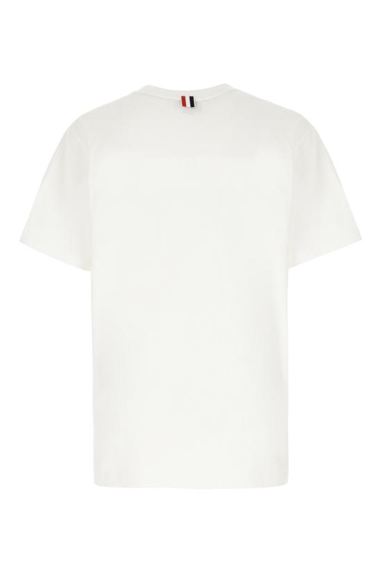26SS 톰브라운 RWB 스트라이프 티셔츠 MJS252AJ0138 100 - THOM BROWNE