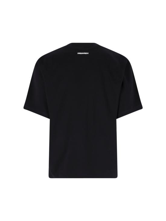 26SS 디스퀘어드2 반팔 티셔츠 S78GD0121 D20033 900 Black - DSQUARED2