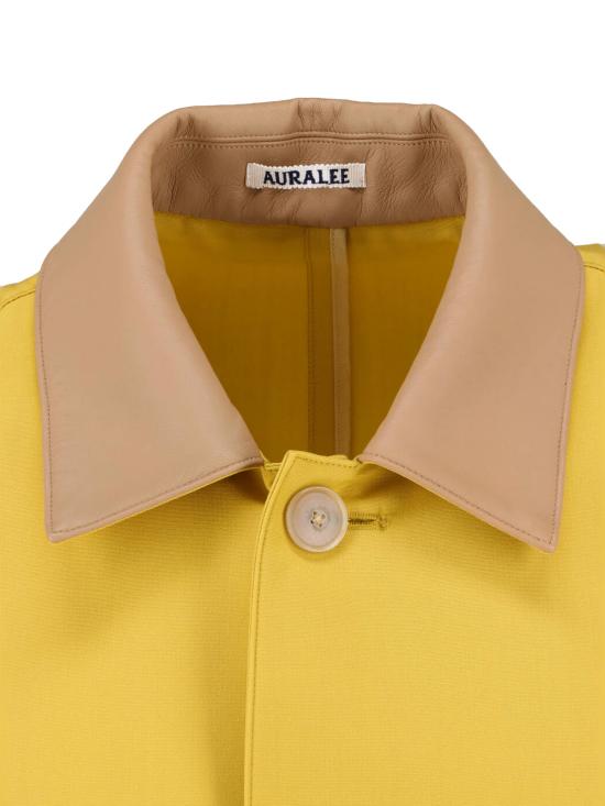 26SS 오라리 트렌치 코트 A26SC01WC MUSTARD YELLOW Yellow - AURALEE