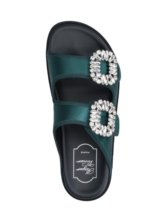 26SS 로저비비에 뮬/슬리퍼 RVW45844480RS0 V801 Green - ROGER VIVIER