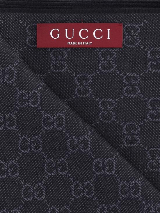 26SS 구찌 GG 울 스카프 848507 3G200 1063 Black - GUCCI
