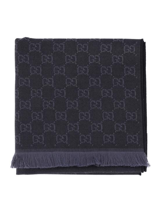 26SS 구찌 GG 울 스카프 848507 3G200 1063 Black - GUCCI