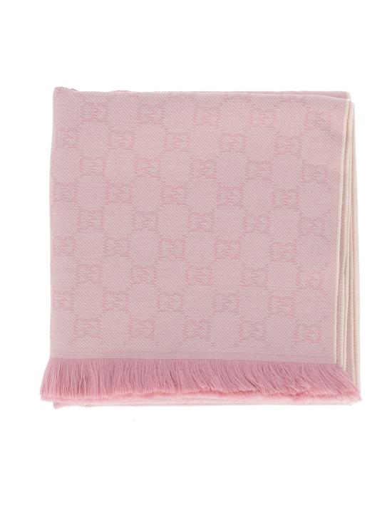 26SS 구찌 GG 울 스카프 848507 3G200 5872 Pink - GUCCI