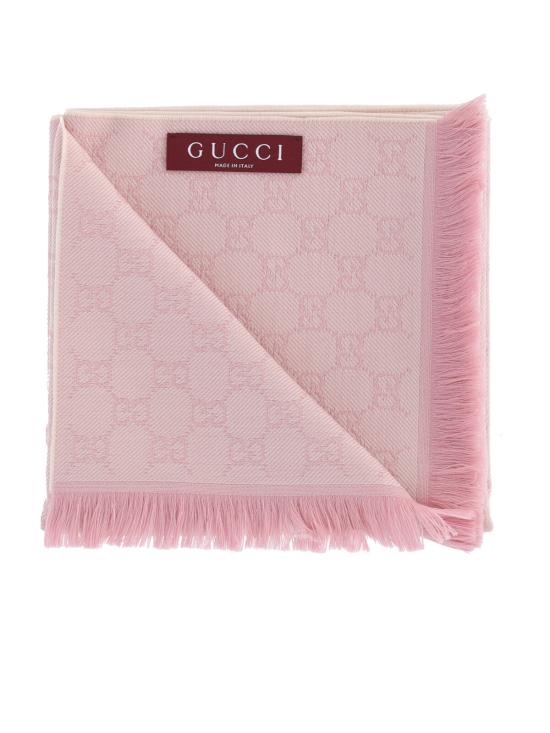 26SS 구찌 GG 울 스카프 848507 3G200 5872 Pink - GUCCI