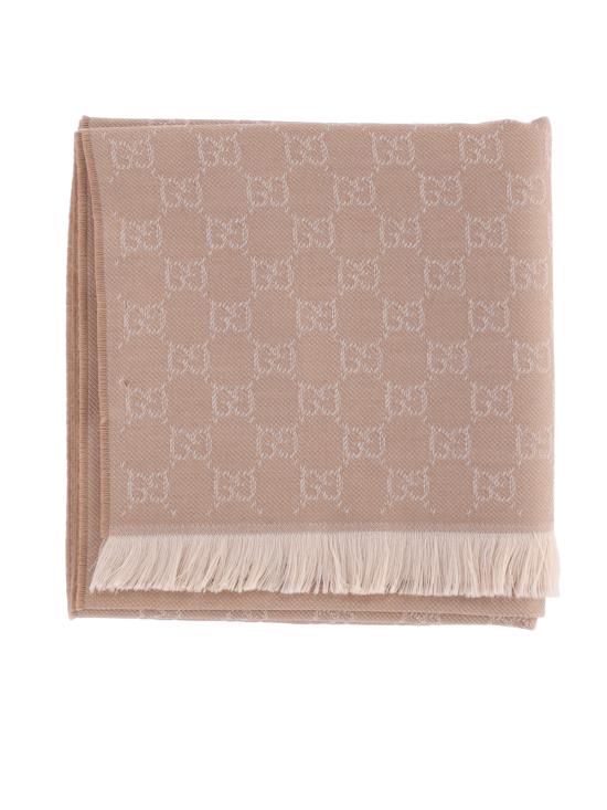 26SS 구찌 GG 울 스카프 848507 3G200 9878 Brown - GUCCI