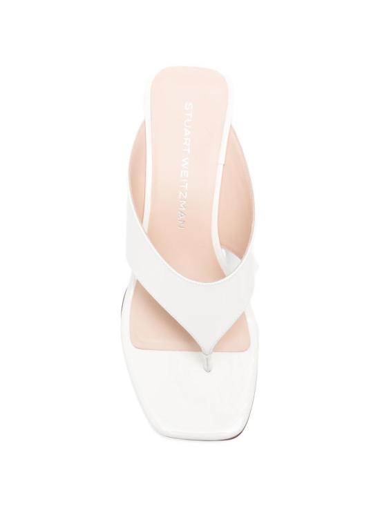 26SS 스튜어트 와이츠먼 샌들 VINNIEWEDGETHONGS PATYVG Bianco - STUART WEITZMAN