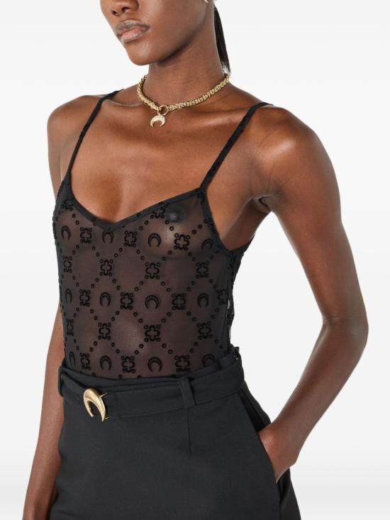 26SS 마린세르 긴팔 티셔츠 WTO514A CJER0005BK99 Black - MARINE SERRE