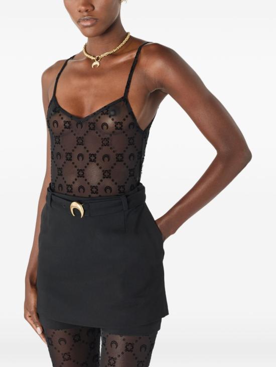 26SS 마린세르 긴팔 티셔츠 WTO514A CJER0005BK99 Black - MARINE SERRE