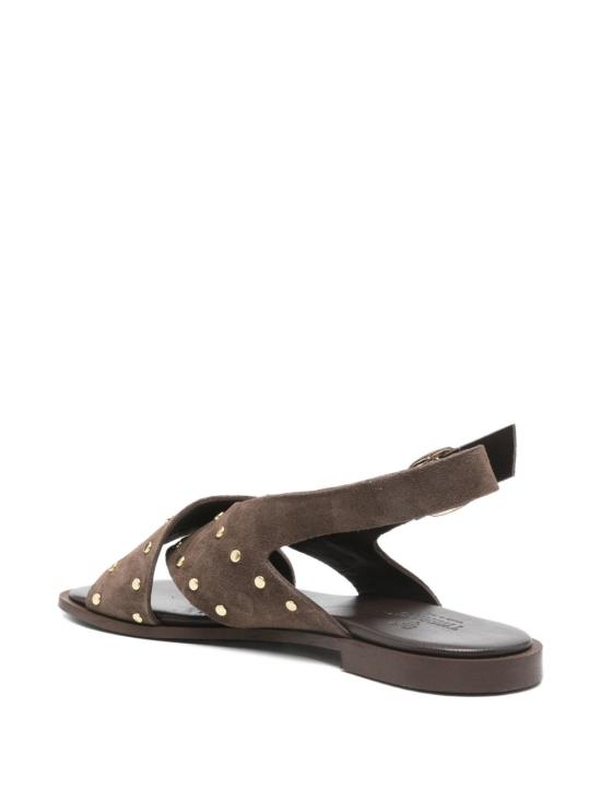 26SS 테라스 샌들 26059 CAMOSCIOTMORO Brown - THERA'S