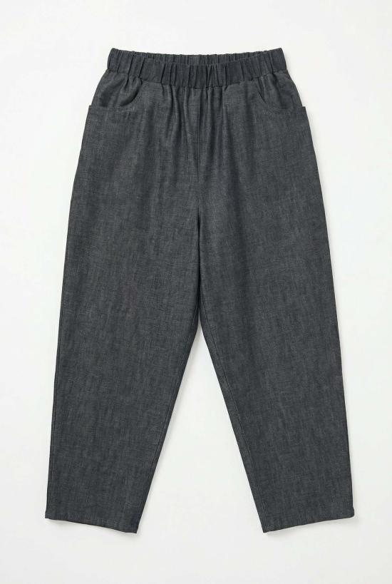  두산 데님 팬츠 캐럿 진스 인디고