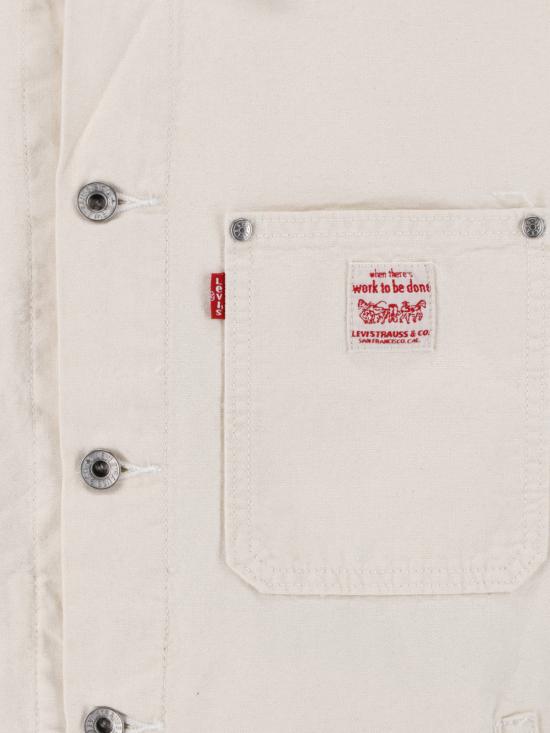 26SS 리바이스 자켓 A4820 0026 UNDYED ECRU GREIGE White - LEVI'S