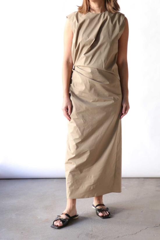  레이첼 코미 롱 원피스 리니 드레스