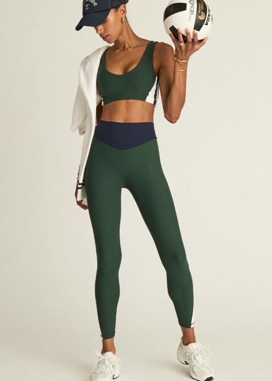  더 업사이드 레깅스 업사이드 플레이오프 25인치 하이 미디 팬츠 그린 - THE UPSIDE