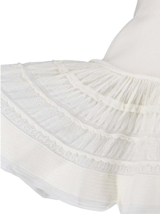 26SS 알라이아 미디 스커트 AA9J2480K164C 000 White - ALAIA
