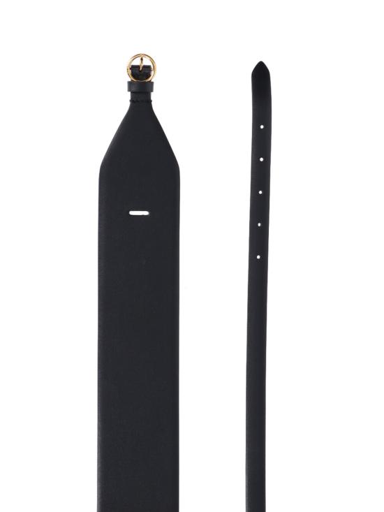 26SS 알라이아 와이드 벨트 AA1C331MCA332 999 Black - ALAIA