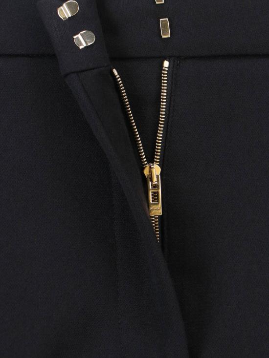 26SS 알라이아 스트레이트 팬츠 AA9P1319W130C 995 Black - ALAIA
