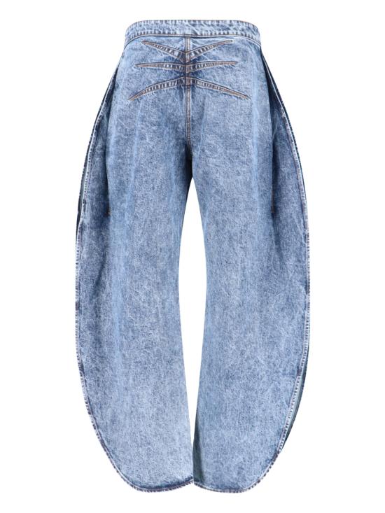 26SS 알라이아 페탈 데님 팬츠 AA9P0253T535C 524 Blue - ALAIA