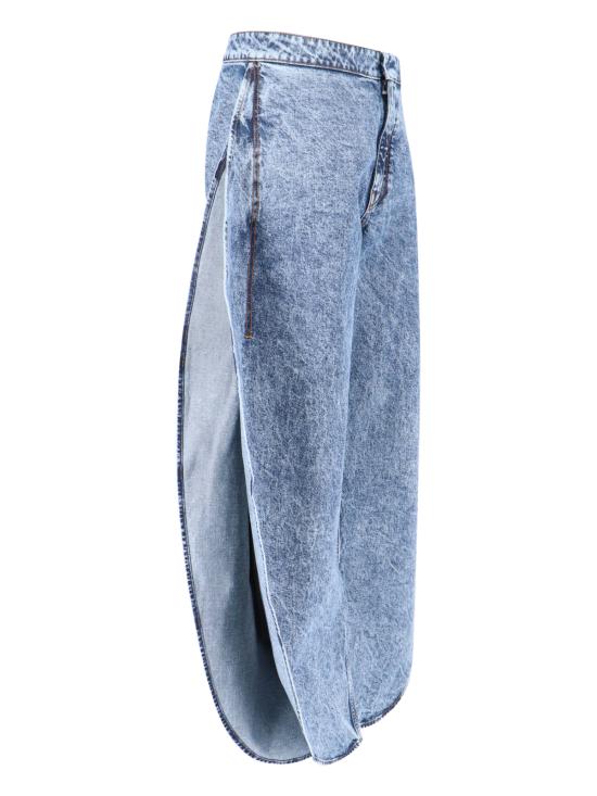 26SS 알라이아 페탈 데님 팬츠 AA9P0253T535C 524 Blue - ALAIA
