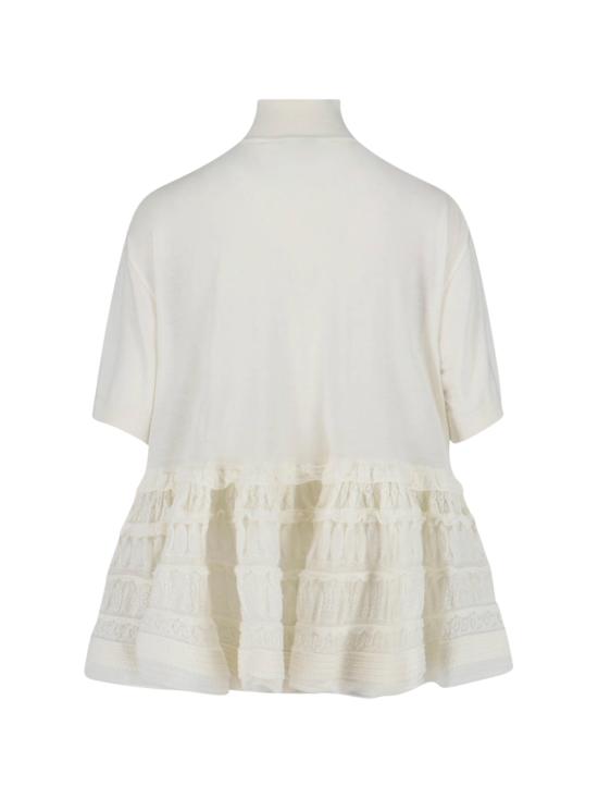 26SS 알라이아 반팔 티셔츠 AA9H1393K164C 000 White - ALAIA