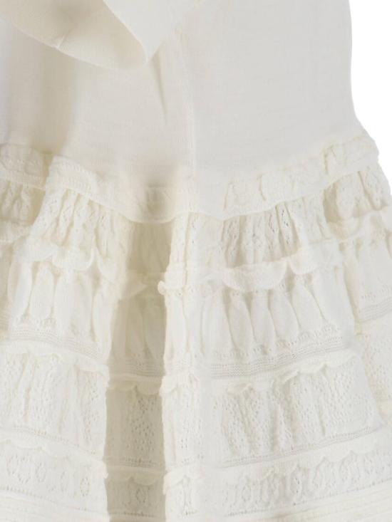 26SS 알라이아 반팔 티셔츠 AA9H1393K164C 000 White - ALAIA