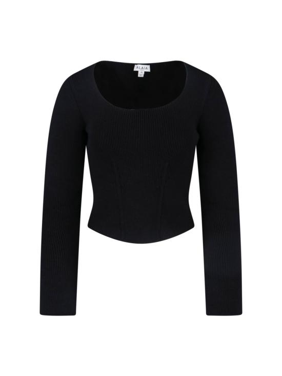 26SS 알라이아 스웨터 AA9H1399K141C 995 Black