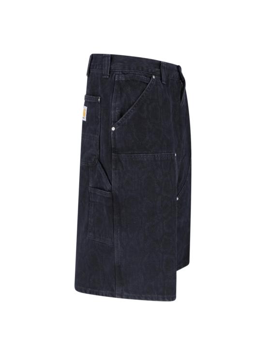 26SS 칼하트 WIP OG 더블 니 쇼츠 I036590 3R260 Black - CARHARTT WIP