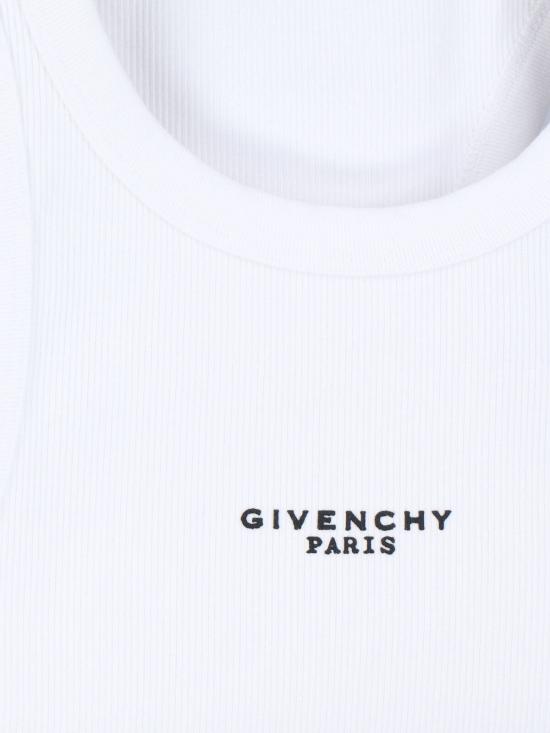 26SS 지방시 긴팔 티셔츠 BW70G7P7BR 100 White - GIVENCHY