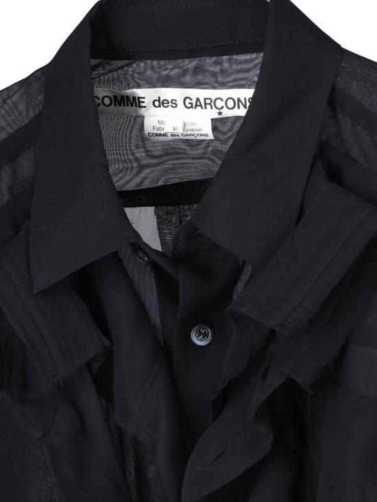 26SS 꼼데가르송 블라우스 GQ B010 S26 Black - COMME DES GARCONS
