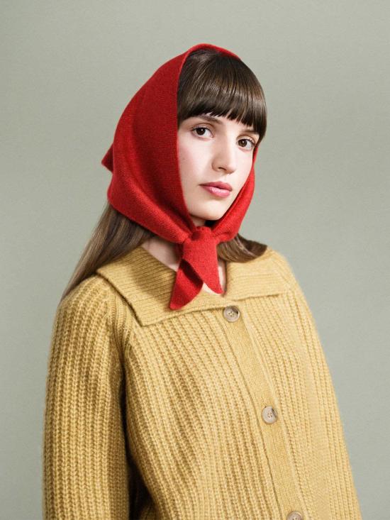  한셀 프롬 바젤 머플러/스카프 한젤 프롬 바젤 캐시미어 트라이앵글 스카프 - HANSEL FROM BASEL