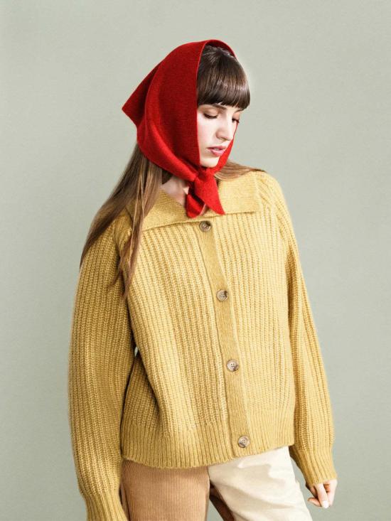  한셀 프롬 바젤 머플러/스카프 한젤 프롬 바젤 캐시미어 트라이앵글 스카프 - HANSEL FROM BASEL