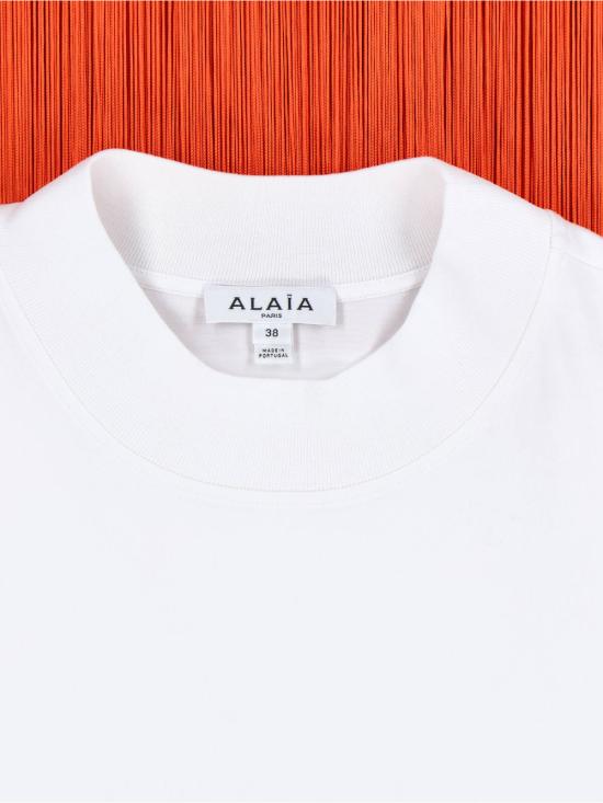 26SS 알라이아 미디 원피스 AA9I0029J103C 000 White - ALAIA
