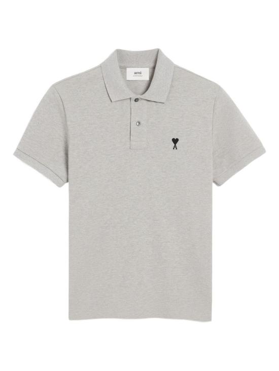  아미 스몰 하트 로고 폴로 티셔츠 HPL411 760 0951 Grey