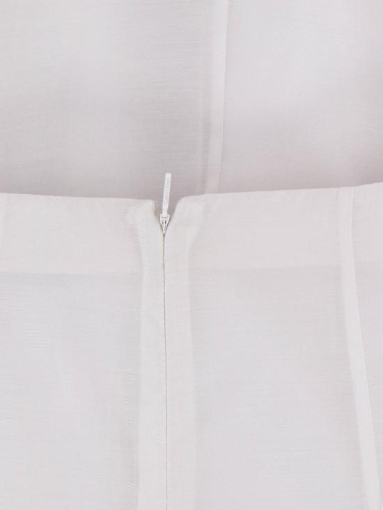 26SS 캘빈클라인 미디 스커트 LV044F607G GNA White - CALVIN KLEIN