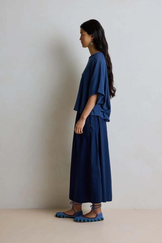  Hod 숏 원피스 후드 돌리 스커트 네이비 블루 - OTHER BRANDS