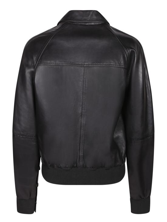 26SS 핑코 가죽 자켓 106233 A31X Z99 Black - PINKO