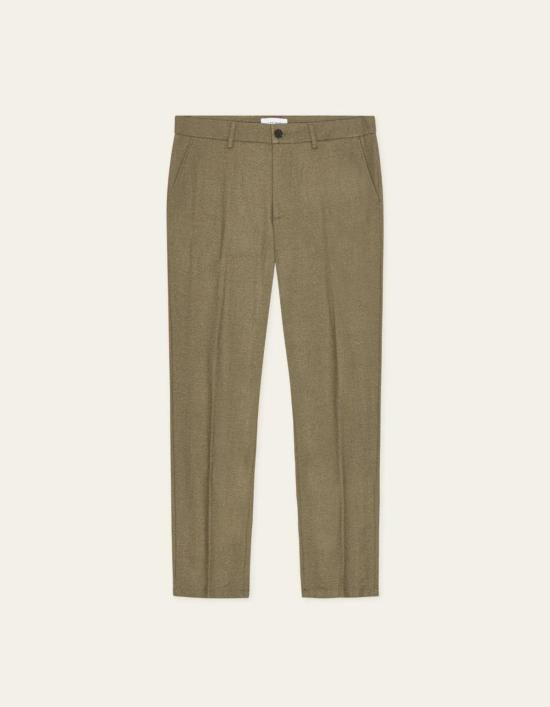  레듀 스트레이트 팬츠 레 두 코모 레그 솔리드 팬츠 - LES DEUX