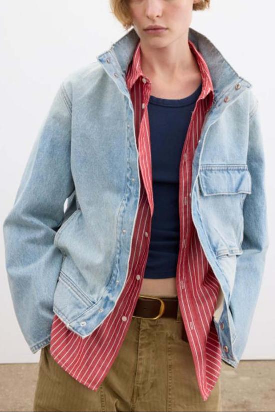  닐리로탄 데님 자켓 닐리 로탄 마릴루 앨리스 데님 재킷