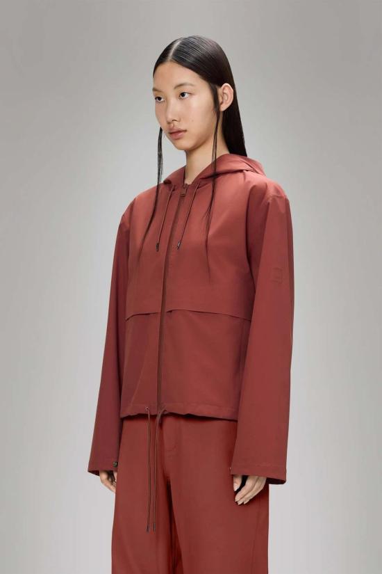  레인스 자켓 수바 하드쉘 숏 스트링 재킷 아너 - RAINS