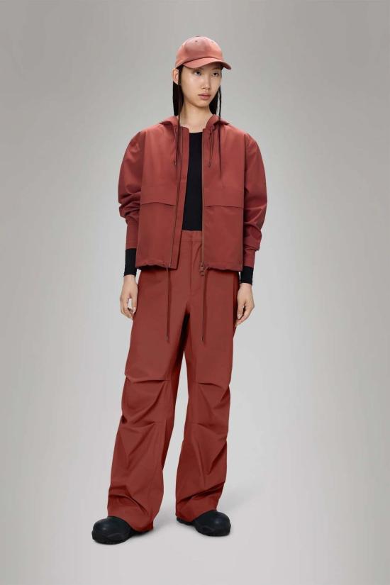  레인스 자켓 수바 하드쉘 숏 스트링 재킷 아너 - RAINS