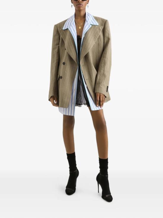 26SS 돌체앤가바나 스트라이프 포플린 셔츠 F5U31T FR52WS8051 Light Blue - DOLCE & GABBANA