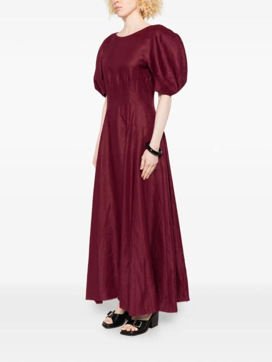 26SS 가브리엘라허스트 미디 원피스 2264147BDX Bordeaux - GABRIELA HEARST