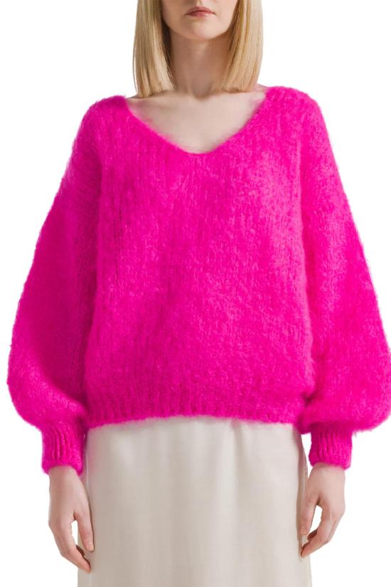  아메리칸 드림즈 스웨터 밀라나 LS 모헤어 니트 - AMERICAN DREAMS