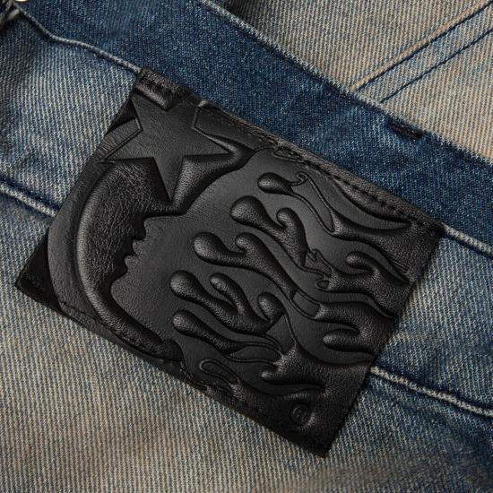  헬스타 데님 숏팬츠 카펜터 조르트 블루 - HELLSTAR